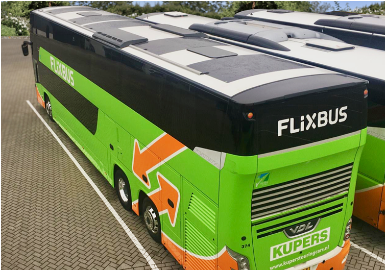 Flixbus lancia in Italia i primi bus a pannelli solari